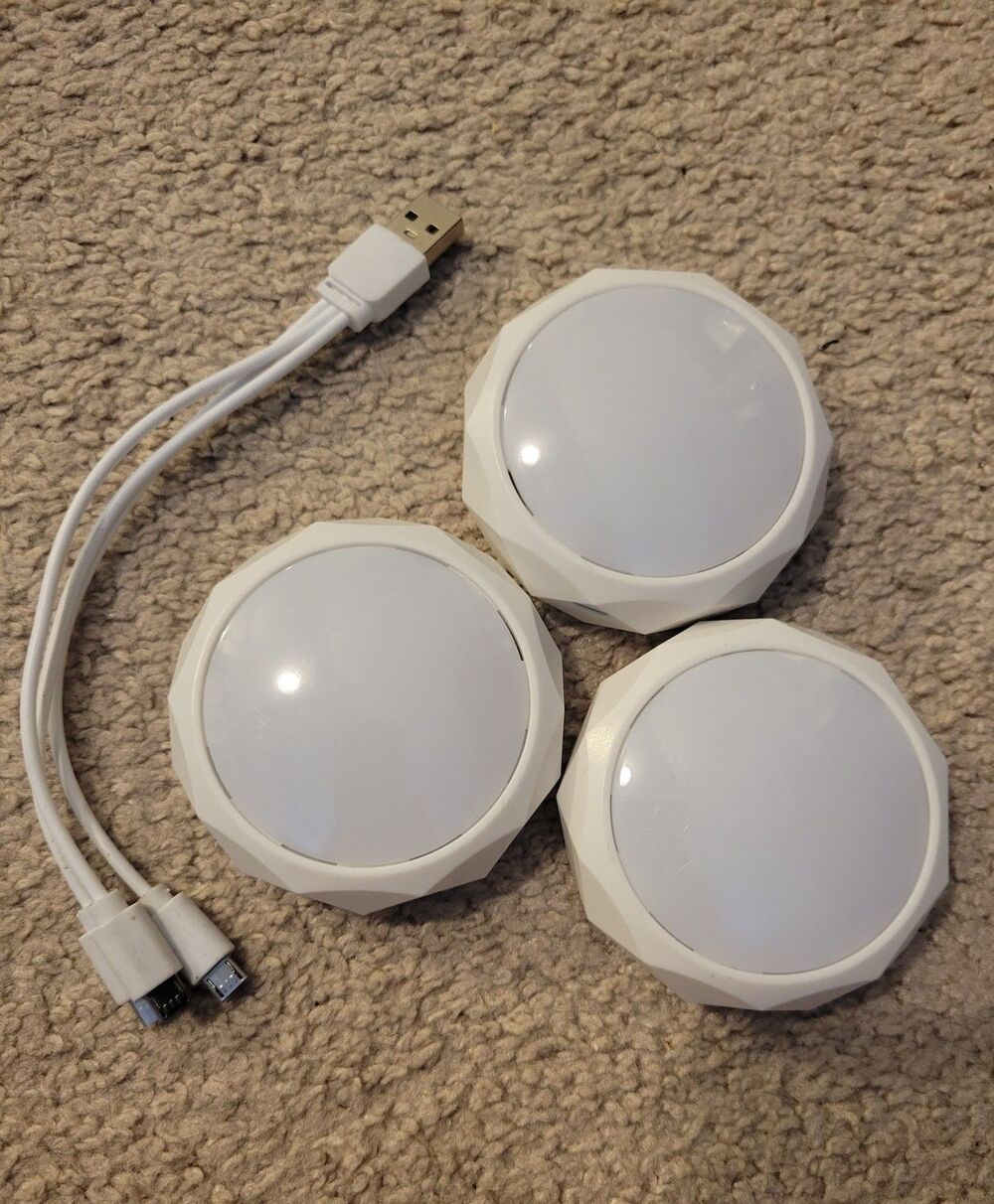 RGB USB Rechargeable Lights, Battery Operated Art Lights
